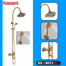 BỘ SEN TẮM ĐỨNG MẠ VÀNG KASSANI KS-8071
